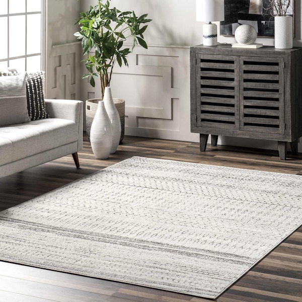 Nuloom Nova Bohemian Striped Area Rug 8ft x 10ft RZBD65B-8010 - main